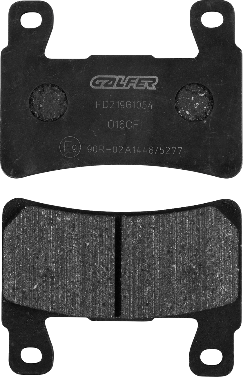 Galfer - FD219G1054 - SEMI METAL BRAKE PADS