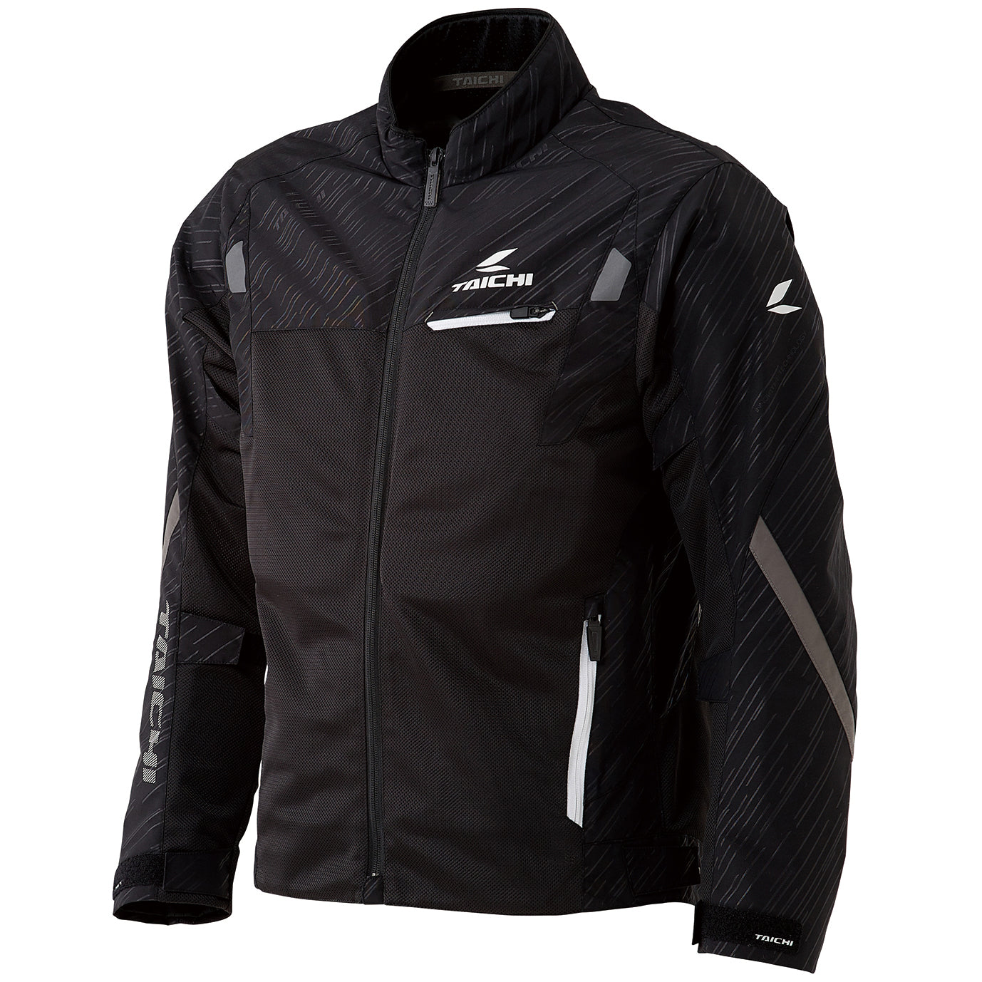 RS Taichi - TORQUE MESH JACKET BLACK/WHITE RSJ331 – trackaddix