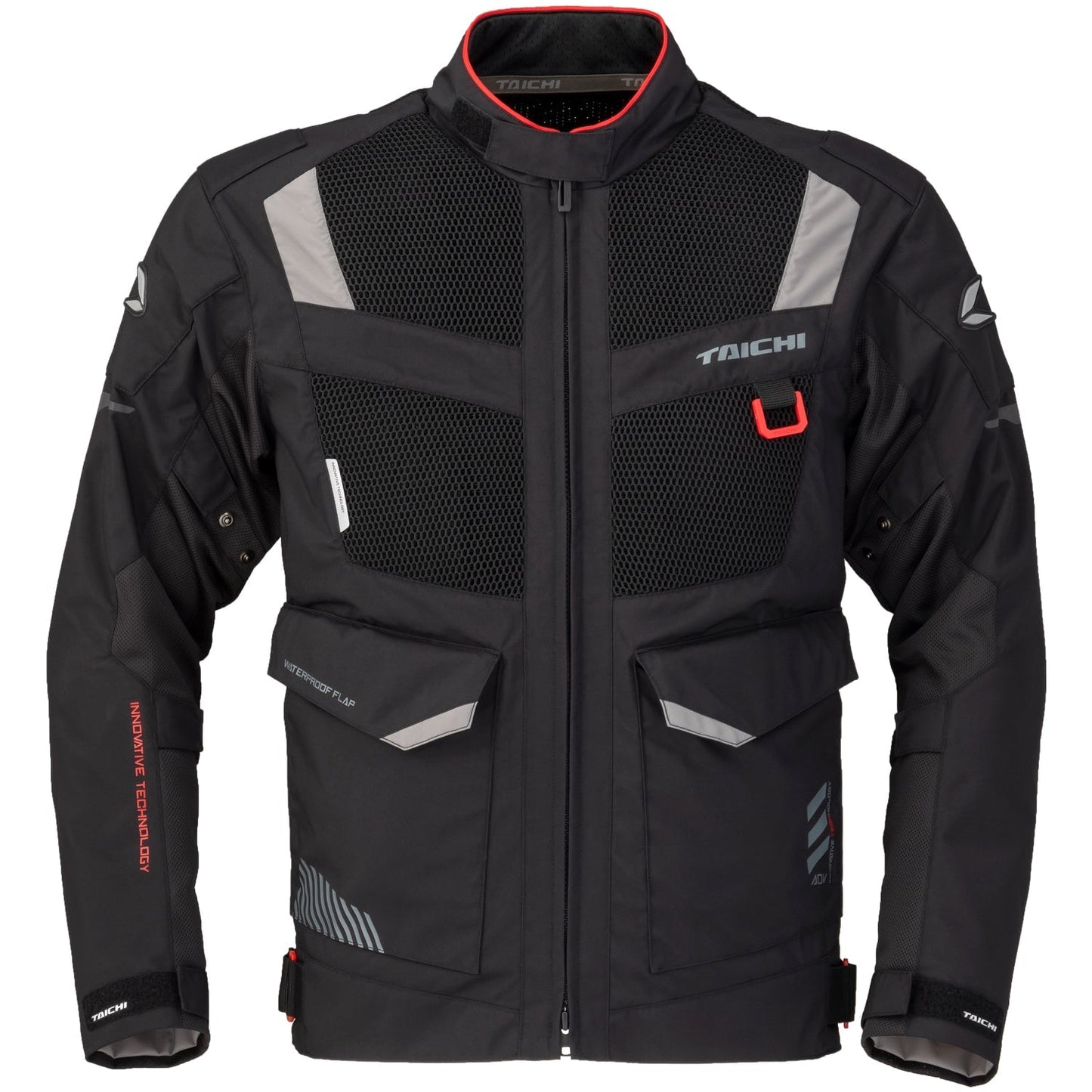 RS Taichi - KOMPASS AIR JACKET BLACK/GRAY RSJ340