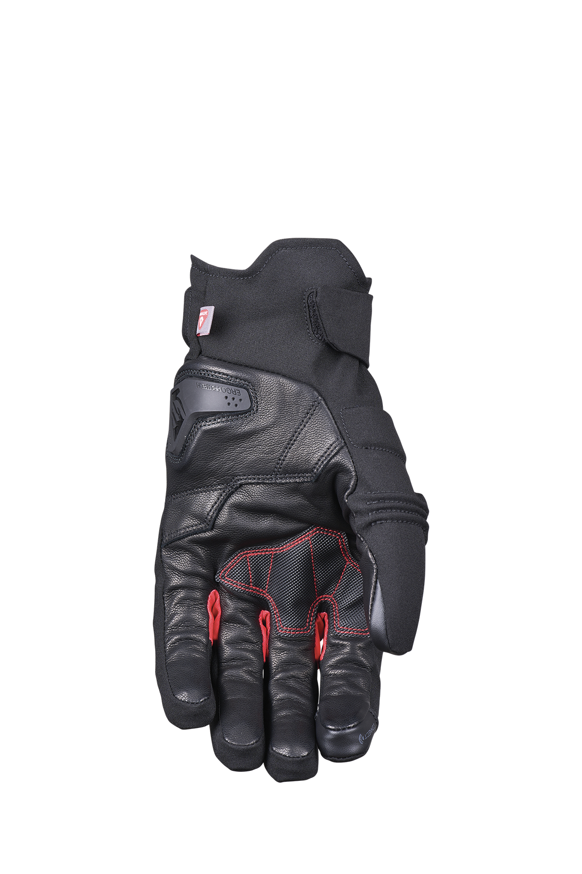 FIVE GLOVES - BOXER EVO WP - BLACK/FLUO RED