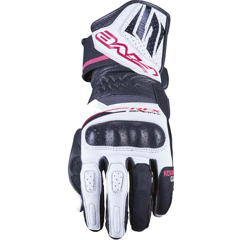 FIVE GLOVES - RFX SPORT WOMAN - WHITE/FLUO PINK