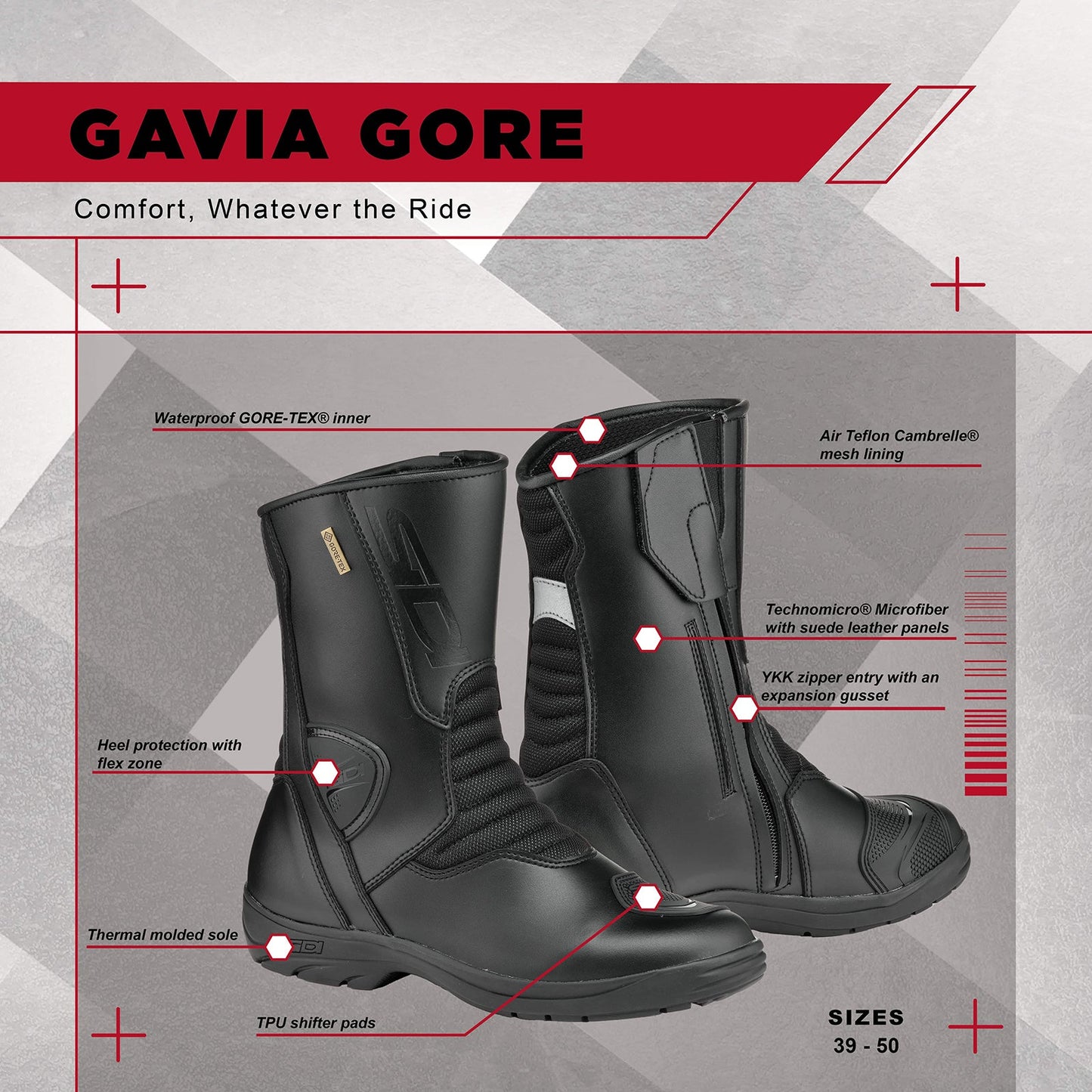 Sidi - Gavia Gore Boot - BLACK