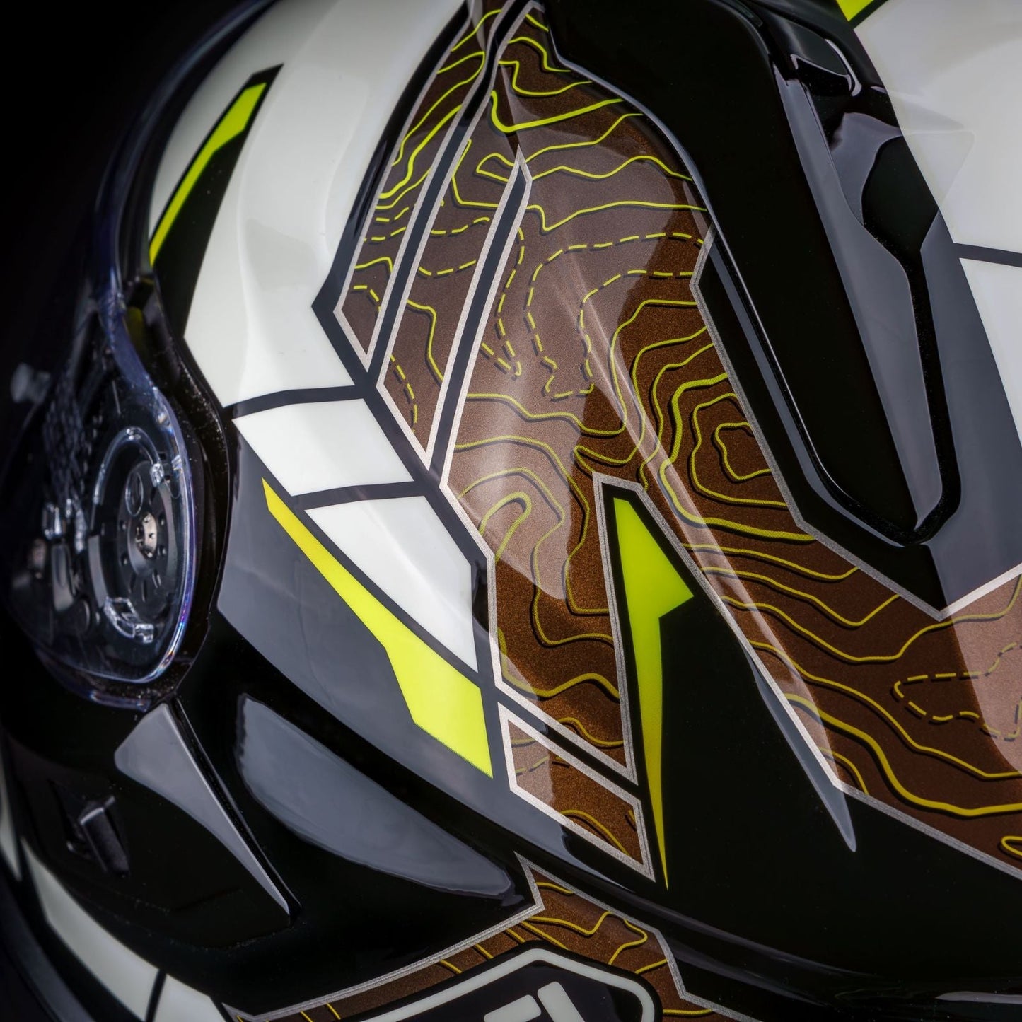 SHOEI - GT-Air 3 Hike - BLACK/WHITE/YELLOW (TC11)