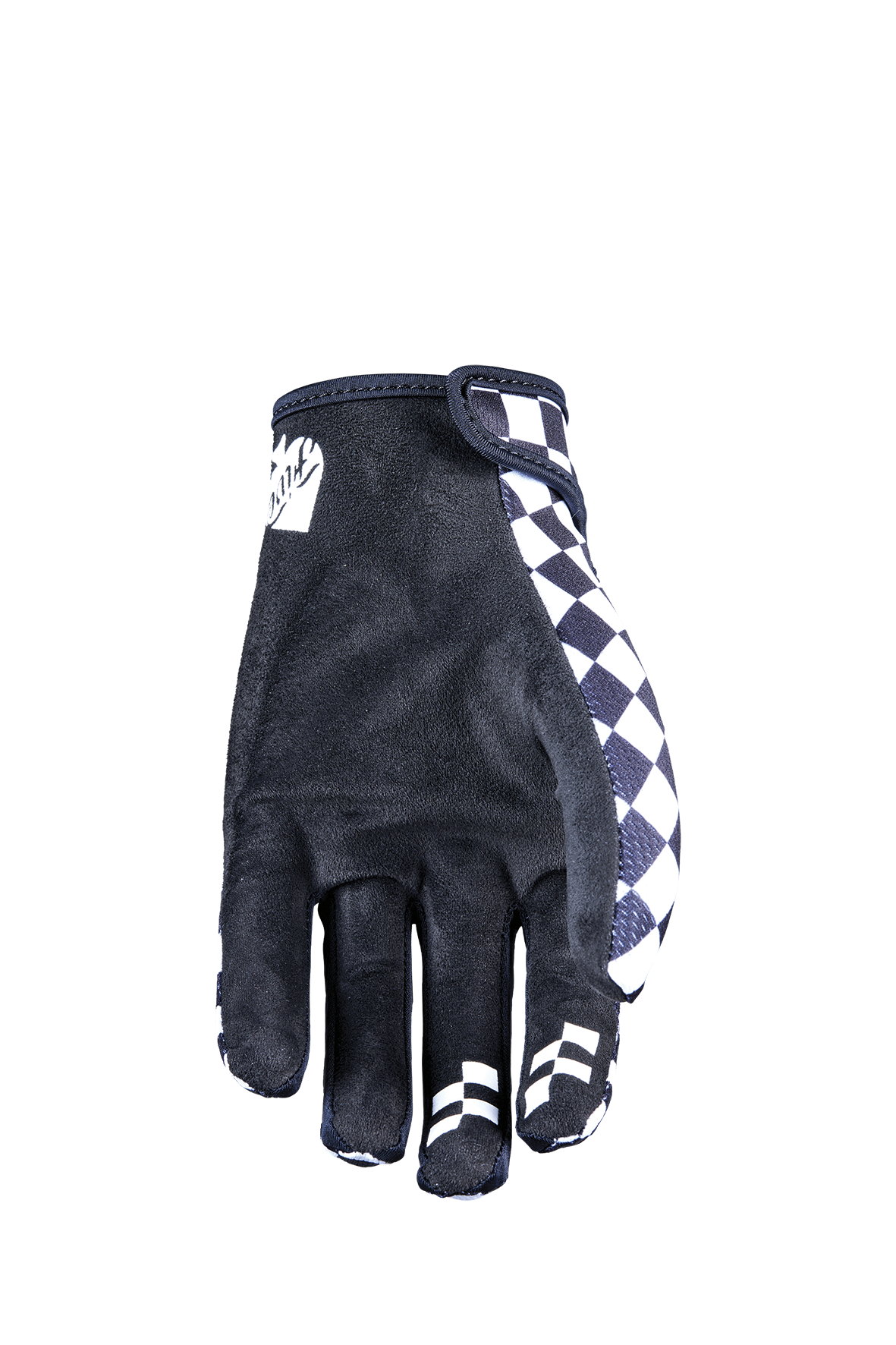 FIVE GLOVES - MXF4 - FLAT TRACK BLACK/WHITE