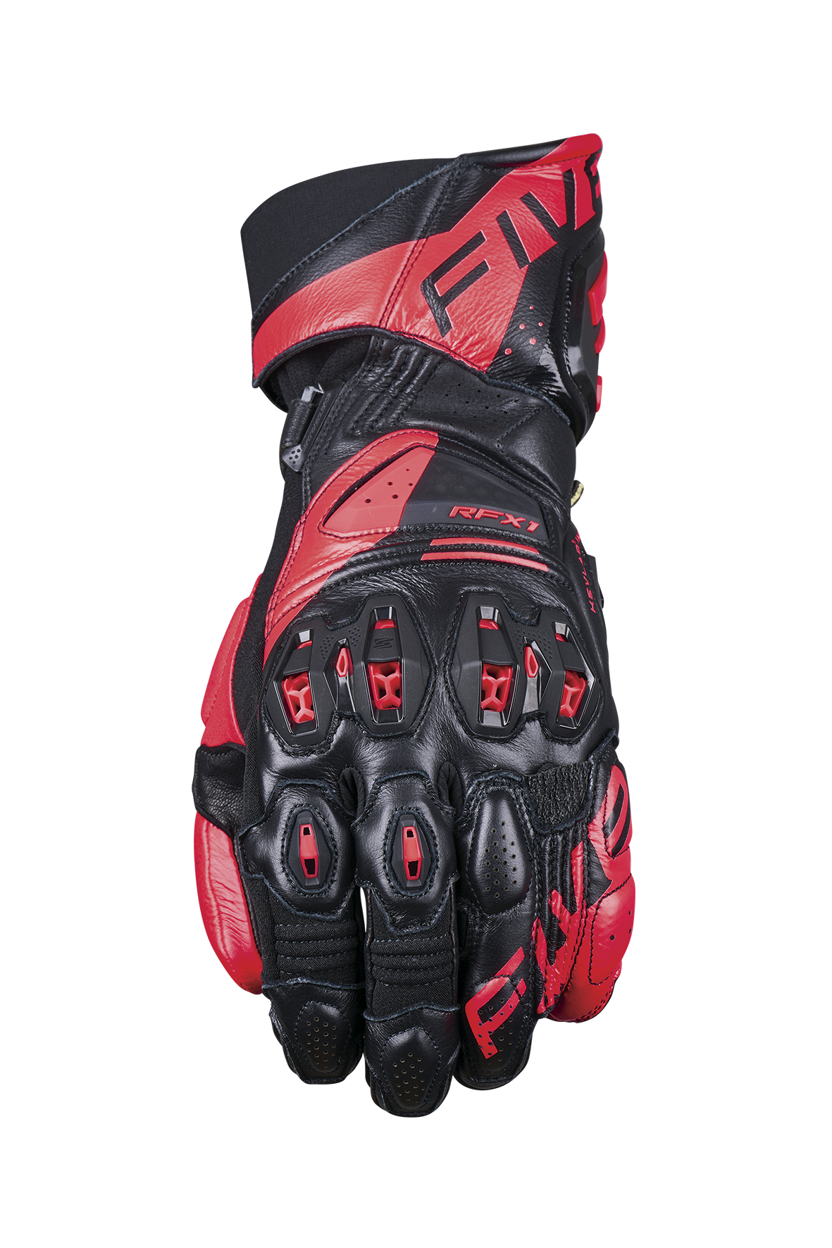FIVE GLOVES - RFX1 EVO - BLACK/FLUO RED