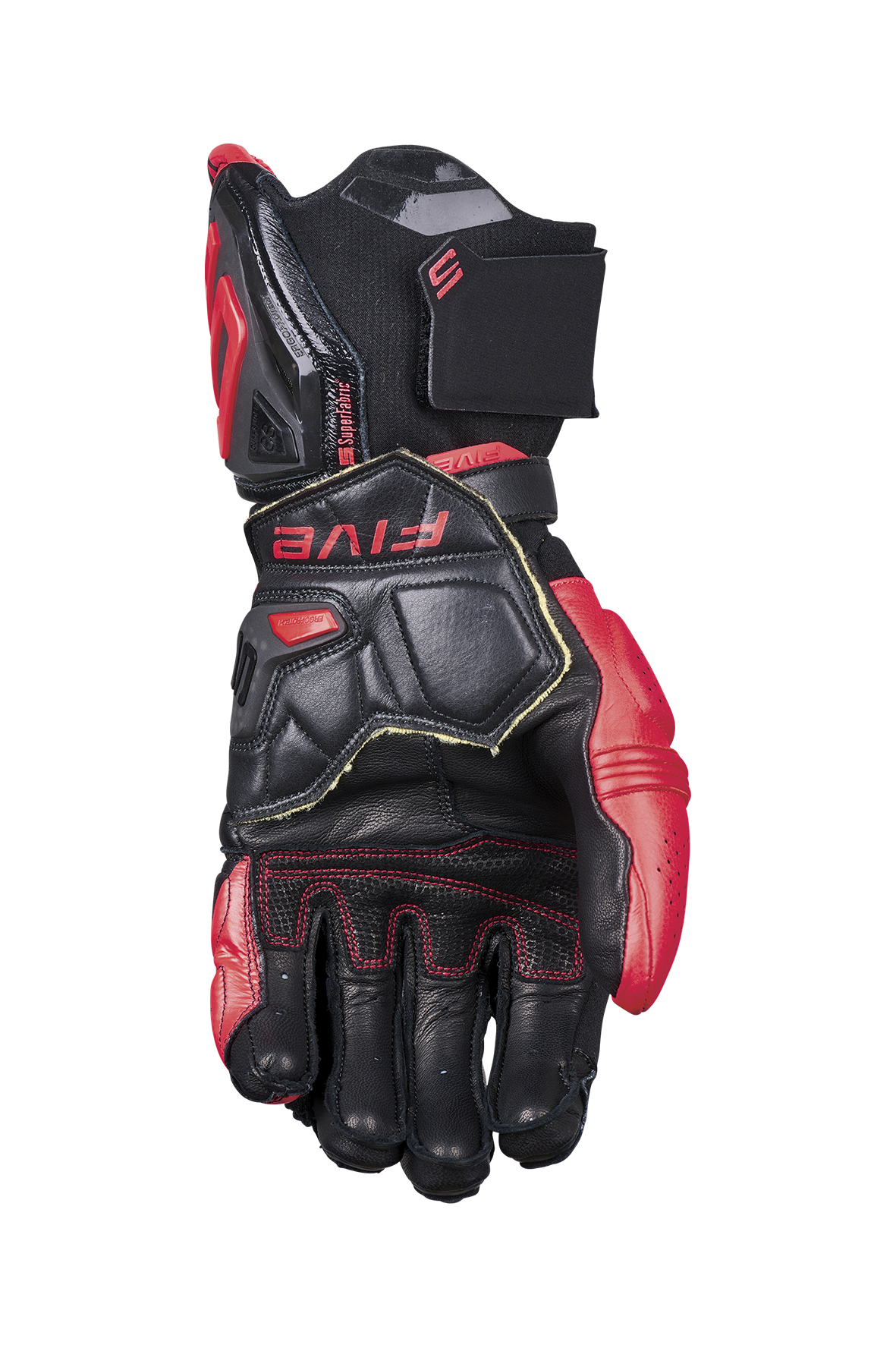 FIVE GLOVES - RFX1 EVO - BLACK/FLUO RED