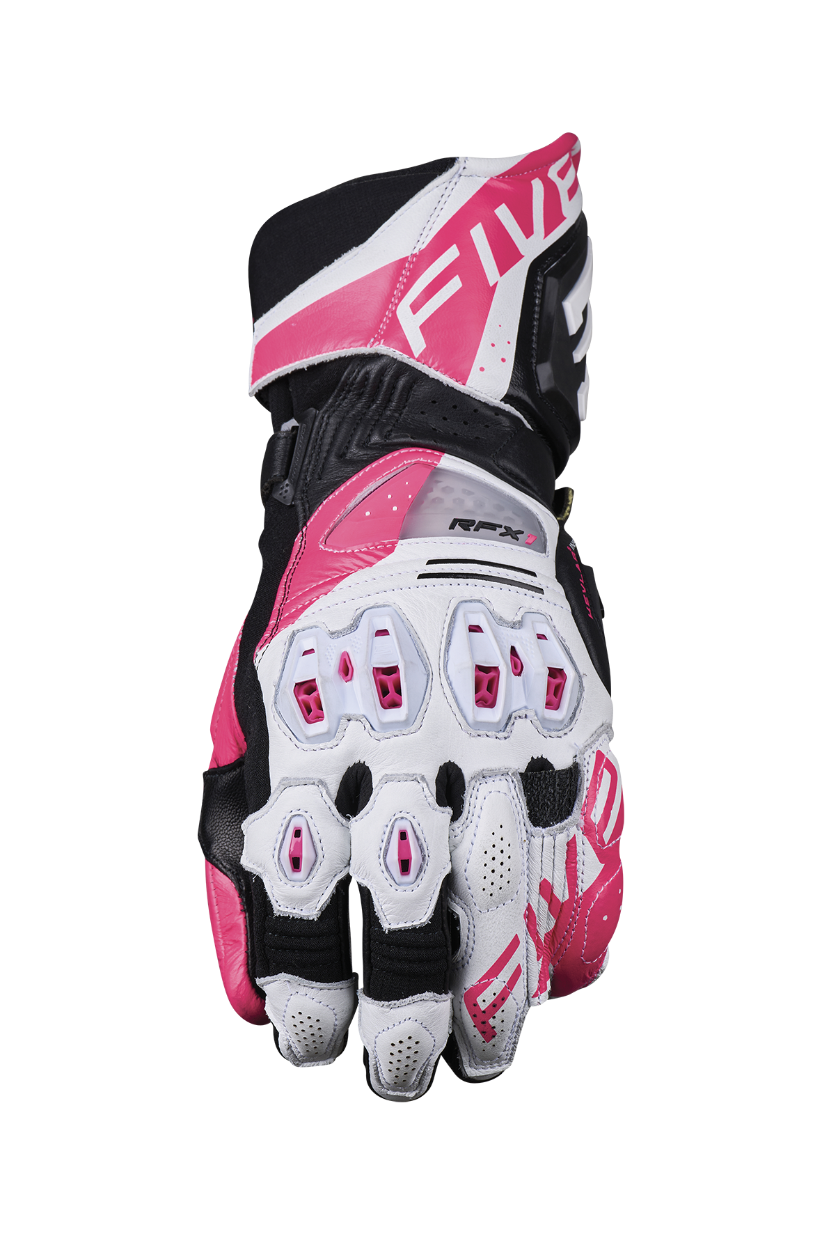 FIVE GLOVES - RFX1 EVO WOMAN - WHITE/FLUO PINK