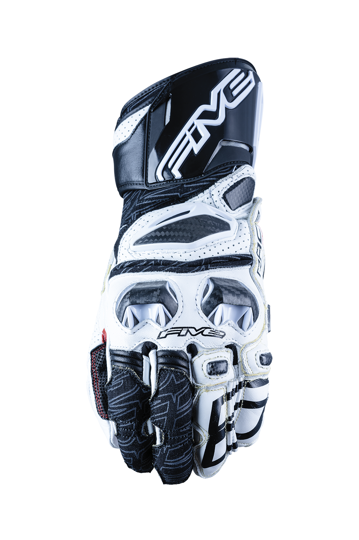 FIVE GLOVES - RFX RACE - WHITE/BLACK
