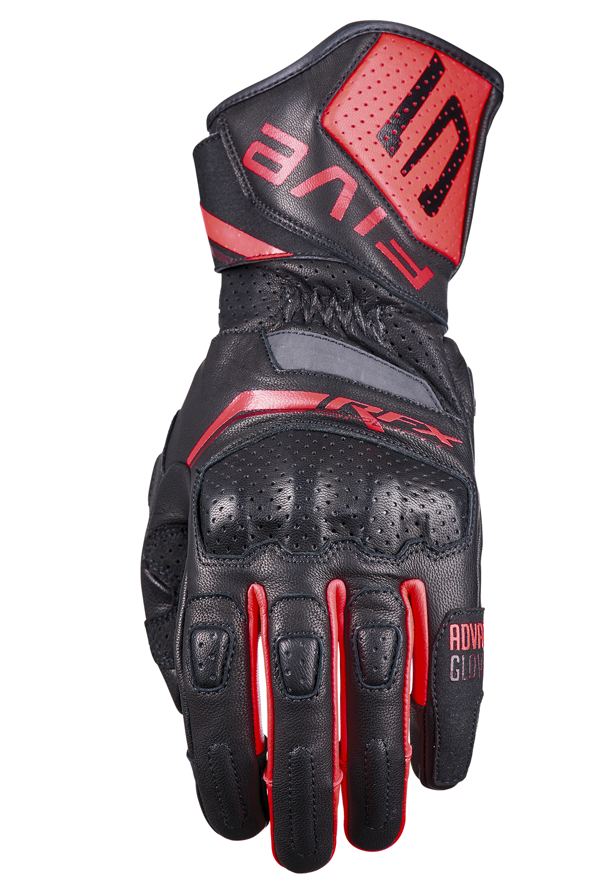 FIVE GLOVES - RFX SPORT EVO - BLACK/FLUO RED