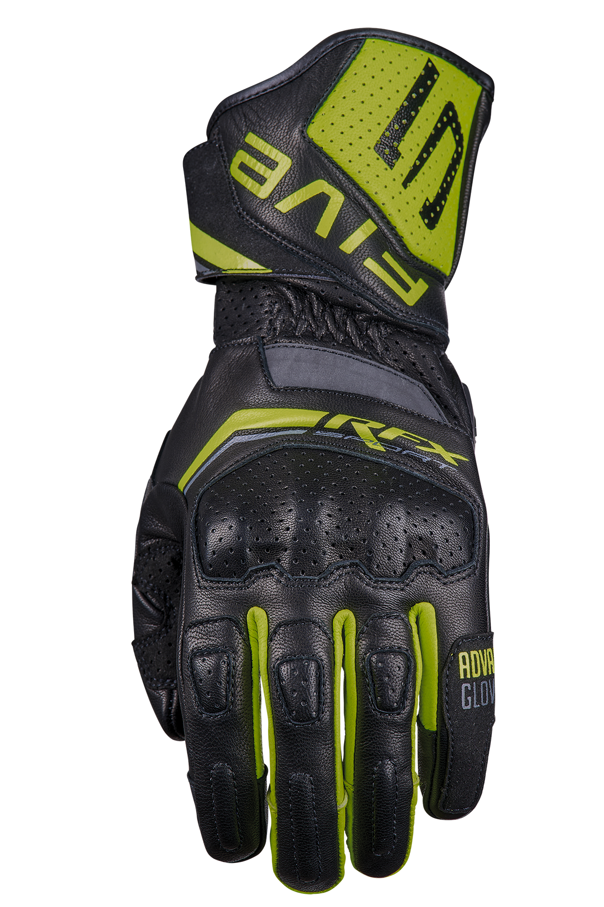 FIVE GLOVES - RFX SPORT EVO - BLACK/FLUO YELLOW