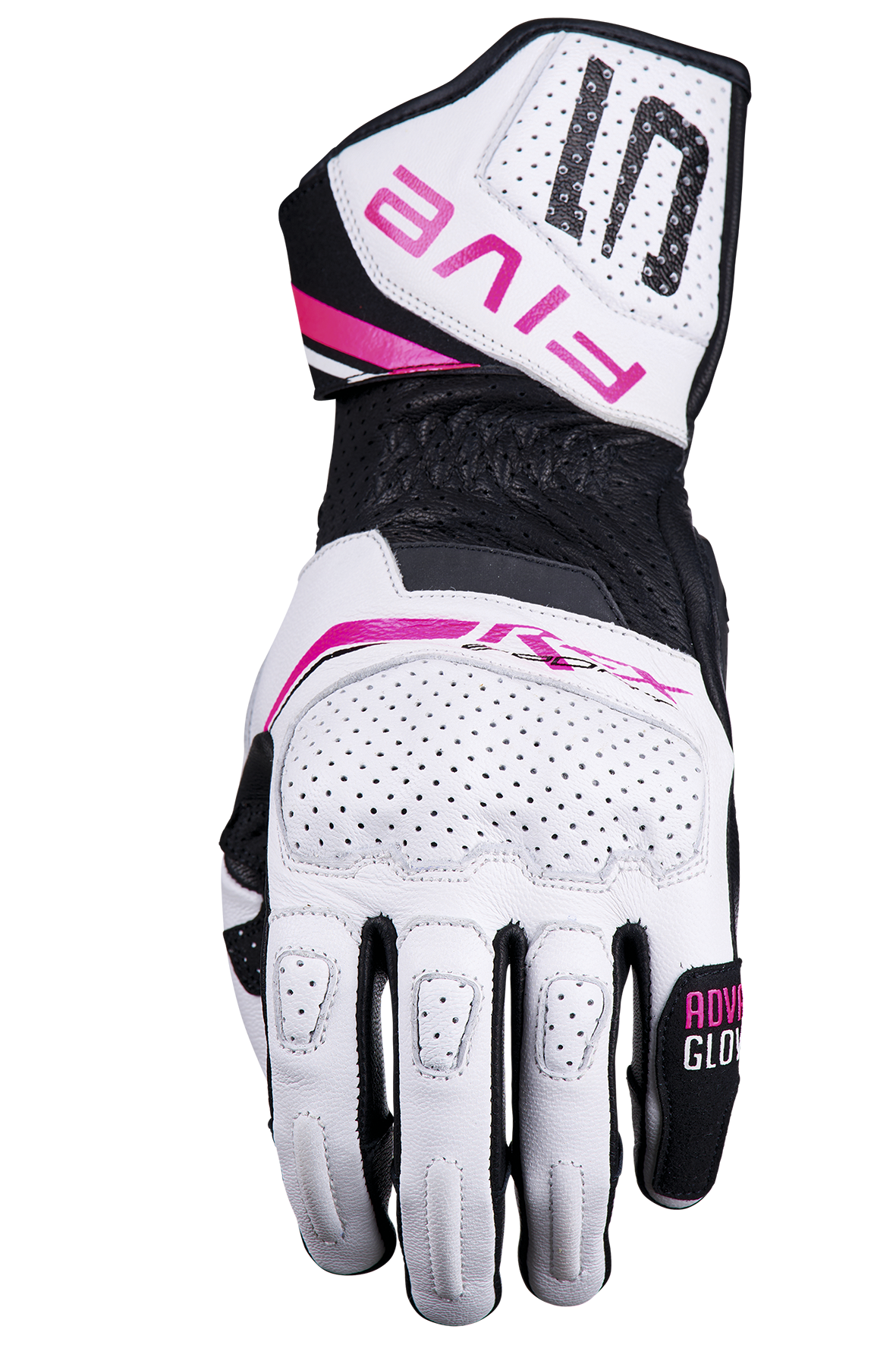 FIVE GLOVES - RFX SPORT WOMAN - WHITE/FLUO PINK