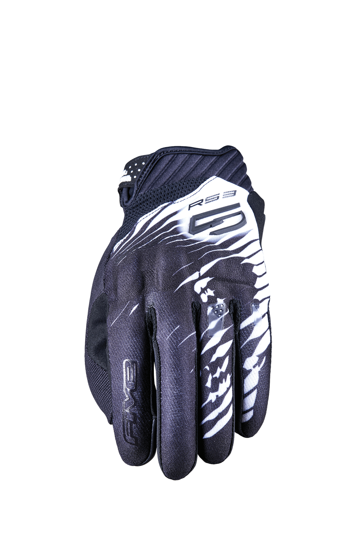 FIVE GLOVES - RS3 EVO GRAPHICS - SKULL BLACK/WHITE