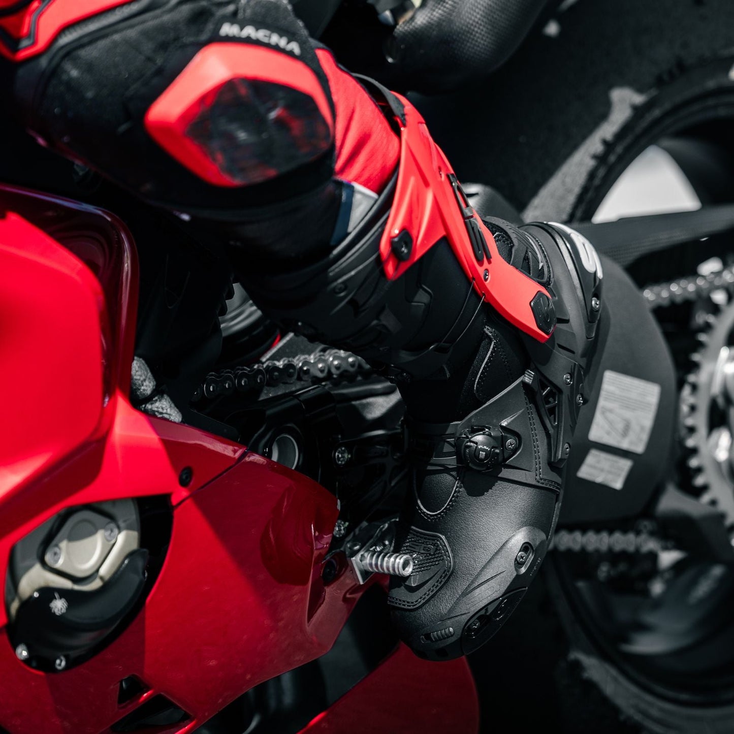 Sidi - Rex Boot - BLACK/RED