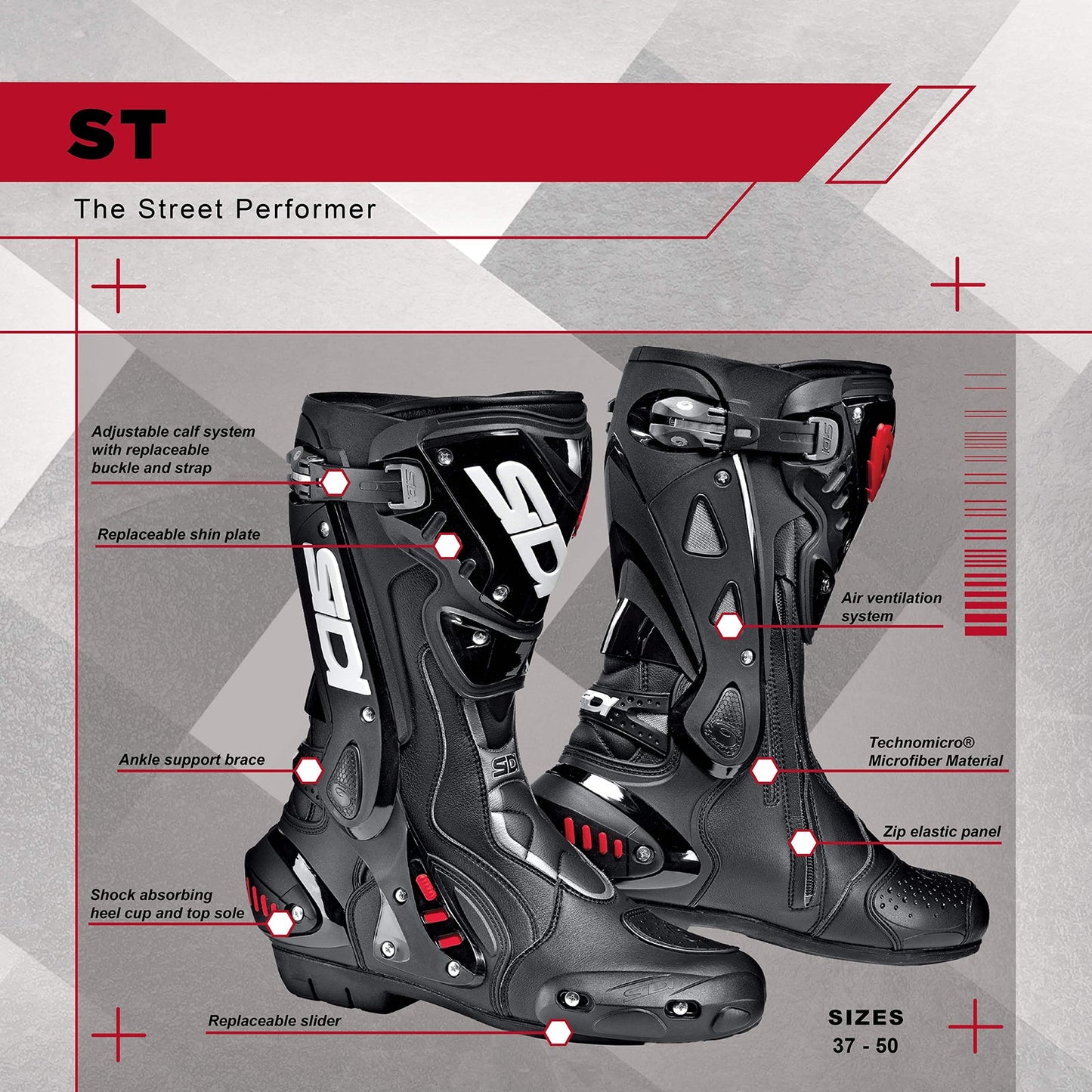 Sidi - ST Boot - BLACK