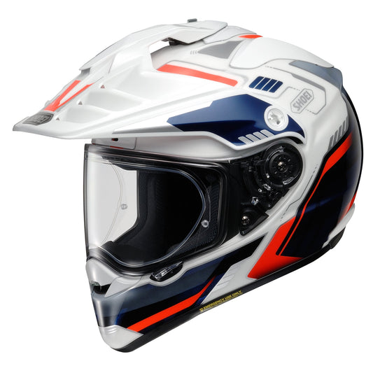 SHOEI - Hornet X2 Invigorate - WHITE/RED/BLUE (TC10)