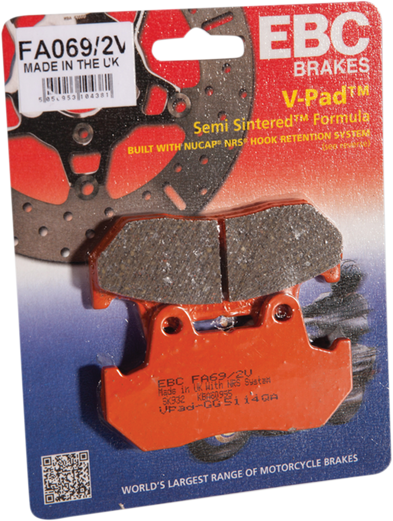 EBC - FA69/2 - Organic Brake Pads