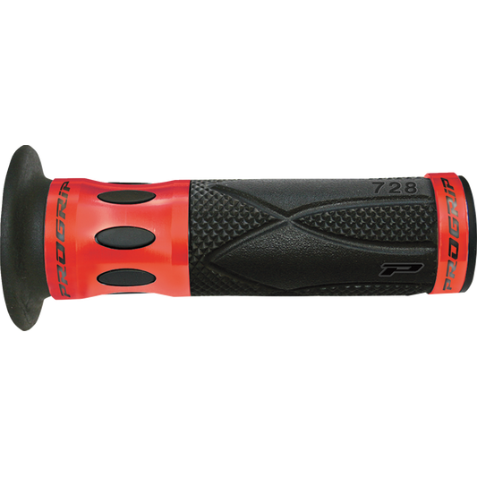 Pro Grip - 728 Superbike Grips - Open Ends - Red