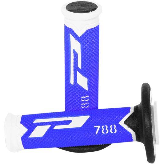 Pro Grip - Cross Triple Density 788 Grips - White/Blue/Black