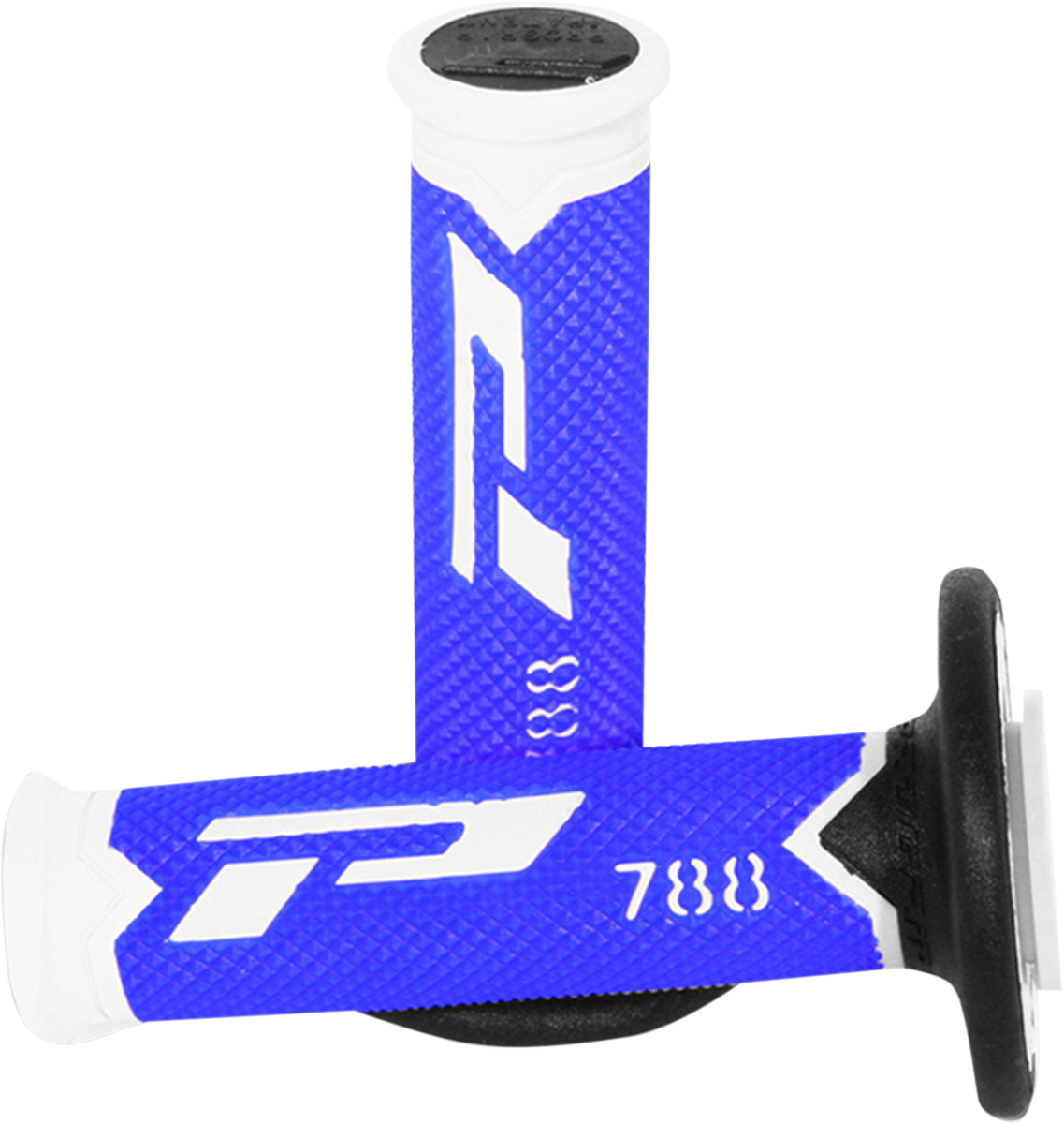 Pro Grip - Cross Triple Density 788 Grips - White/Blue/Black