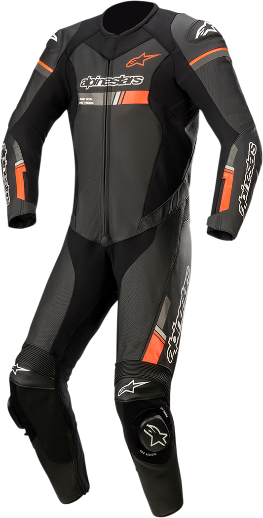 Alpinestars - GP Force Chaser 1-Piece Leather Suit - Black/Red Fluo