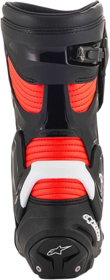 Alpinestars - SMX Plus Boots - Black/White/Red Fluorescent