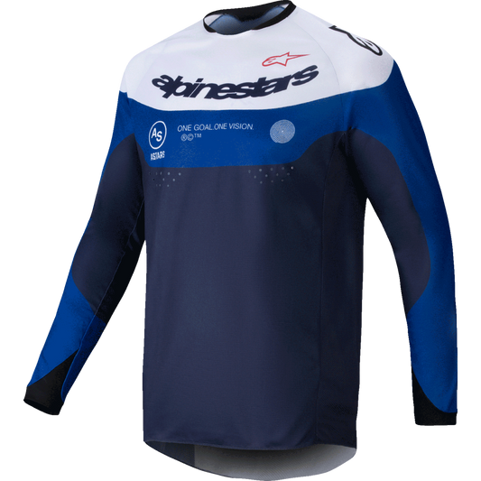 Alpinestars - Pro-Dura Long-Sleeve Jersey - Navy/Bright Blue/White