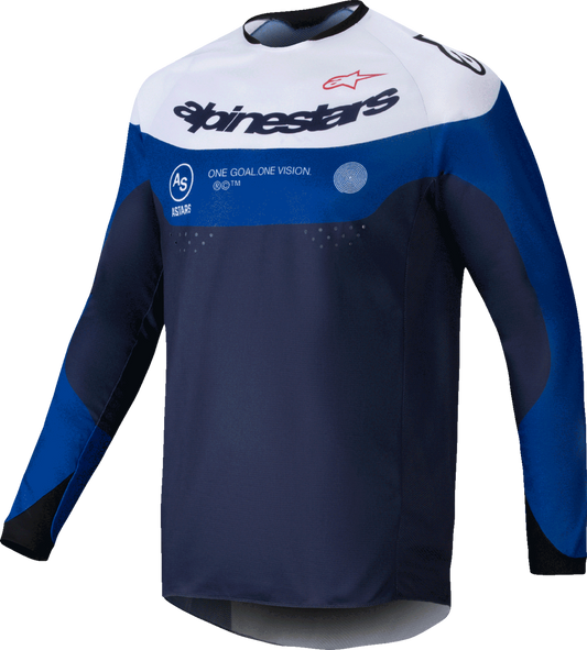 Alpinestars - Pro-Dura Long-Sleeve Jersey - Navy/Bright Blue/White