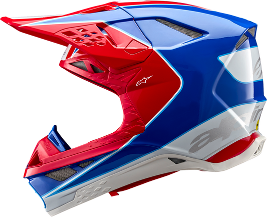 Alpinestars - Supertech M10 Helmet - Aeon - MIPS® - Gloss Bright Red/Blue