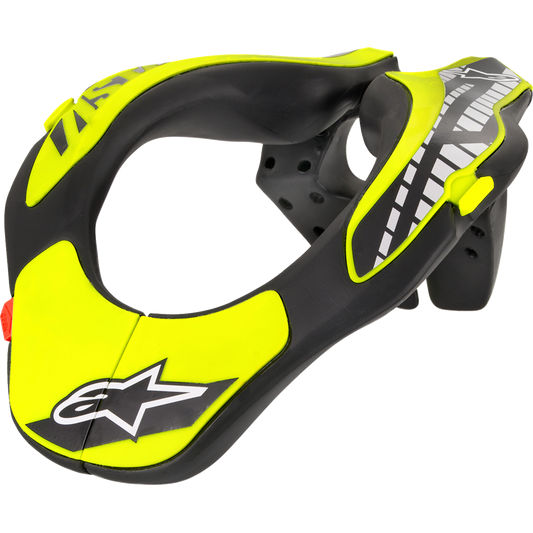 Alpinestars - Youth Neck Support - Black/Yellow Fluo