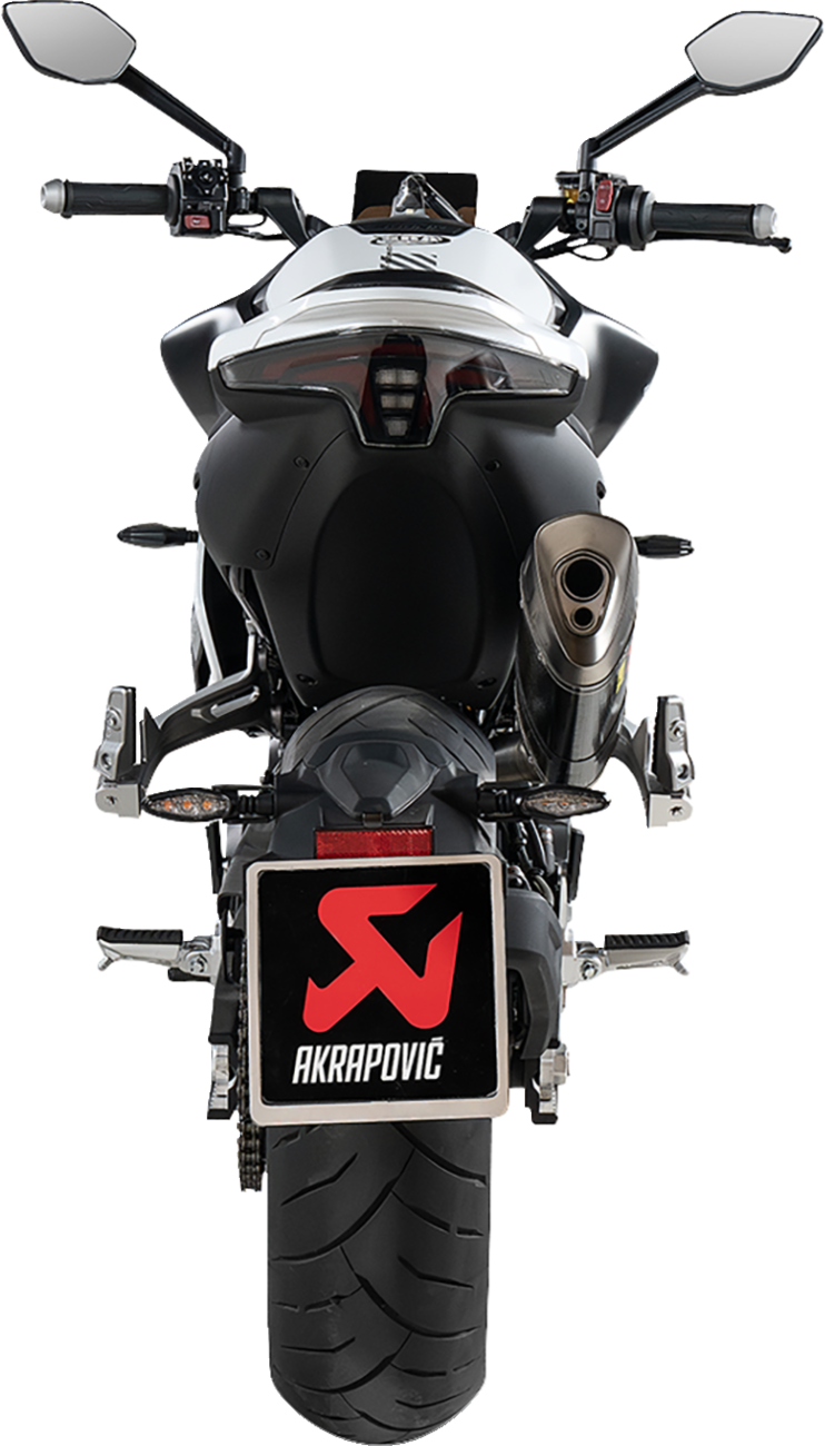 Akrapovic - S-CF8SO1-HAPLC - Slip-On Line Muffler - Carbon Fiber - CF Moto 800NK