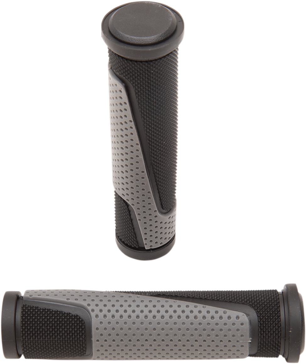 Pro Grip - 807 Double Density Open End Grips - Gray/Black