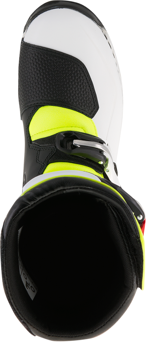 Alpinestars - Tech-T Boots - White/Red/Yellow Fluorescent/Black