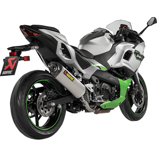 Akrapovic - S-K4SO9-HRT - Slip-On Line Muffler - Titanium - Ninja 7/Z7 Hybrid