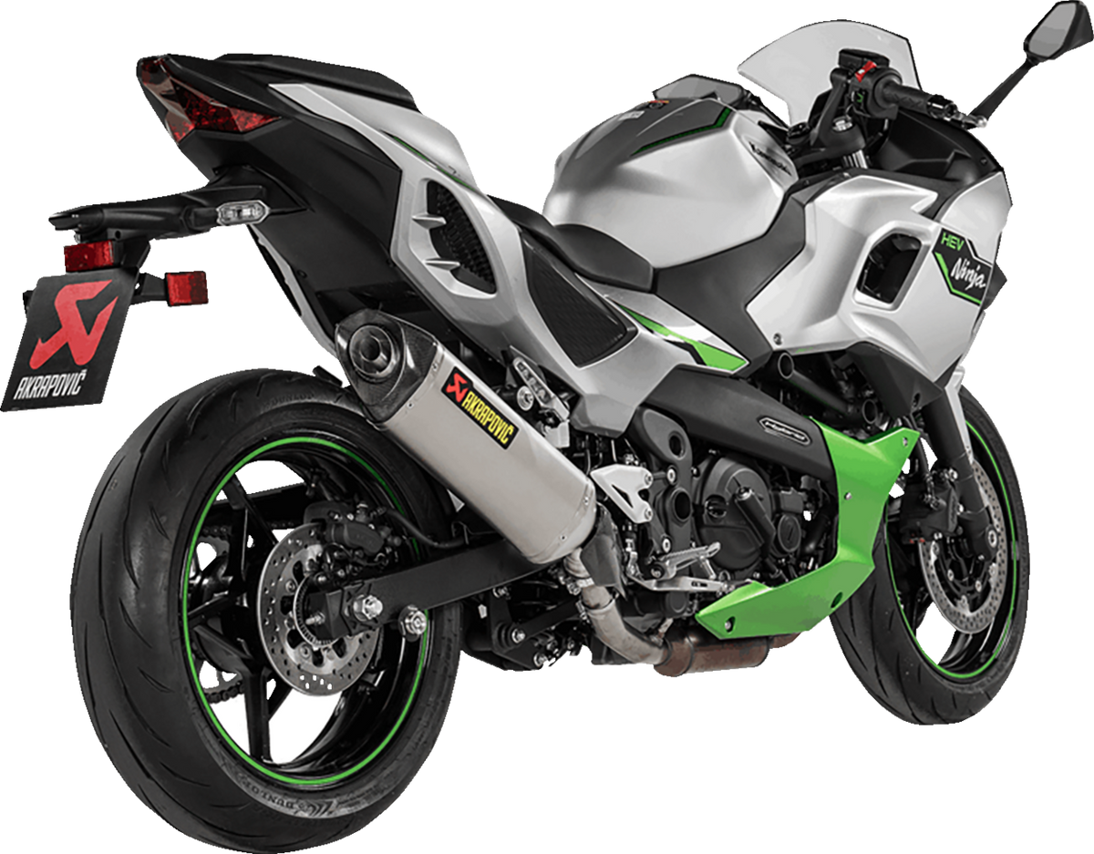Akrapovic - S-K4SO9-HRT - Slip-On Line Muffler - Titanium - Ninja 7/Z7 Hybrid