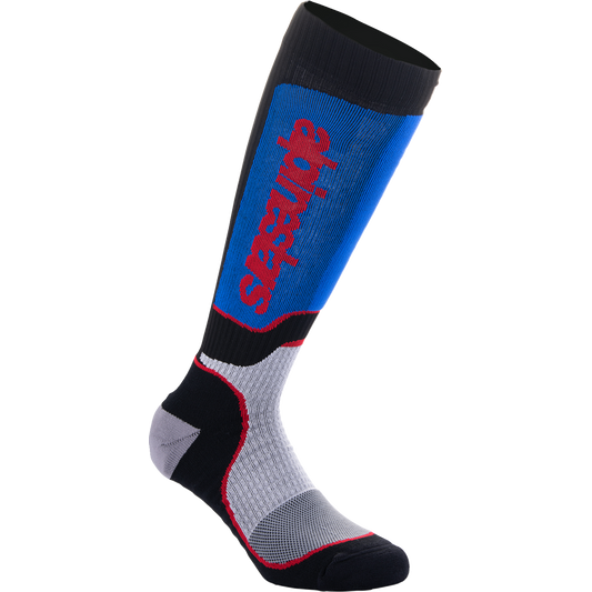 Alpinestars - Youth MX Plus Socks - Black/White/Blue/Red