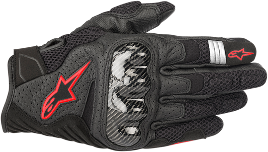 Alpinestars - SMX-1 Air V2 Gloves - Black/Fluo Red