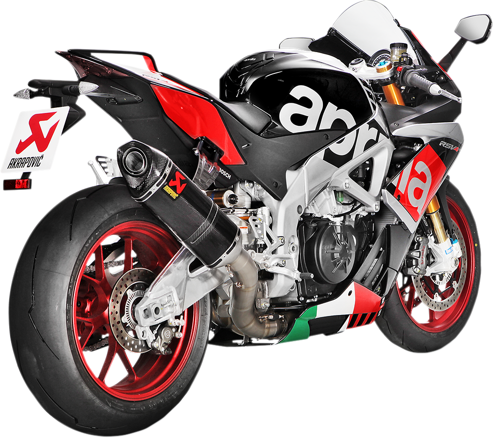 Akrapovic - S-A10E8-RC - Evolution Exhaust - Titanium/Carbon Fiber