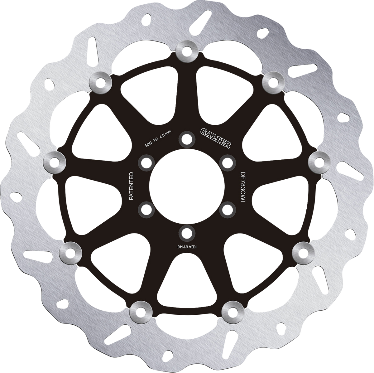 Galfer - DF783CWI - DISC W FLOATING COMPLETE LEFT (C. ALU.) 320X5MM