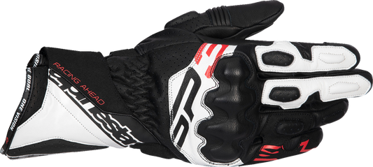 Alpinestars - SP-3 Gloves - Black/White/Fluo Red