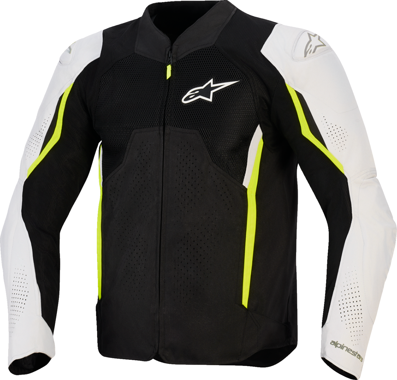 Alpinestars - AST v3 Air Jacket - Black/Silver/Yellow Fluo