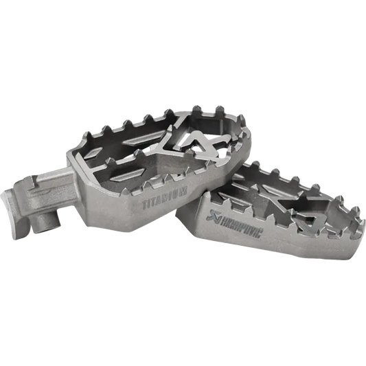 Akrapovic - F-Y7T2 - Adventure Foot Pegs - Titanium - Yamaha
