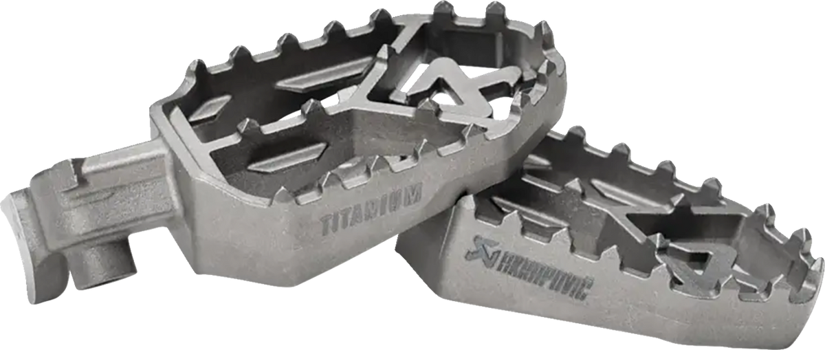 Akrapovic - F-Y7T2 - Adventure Foot Pegs - Titanium - Yamaha