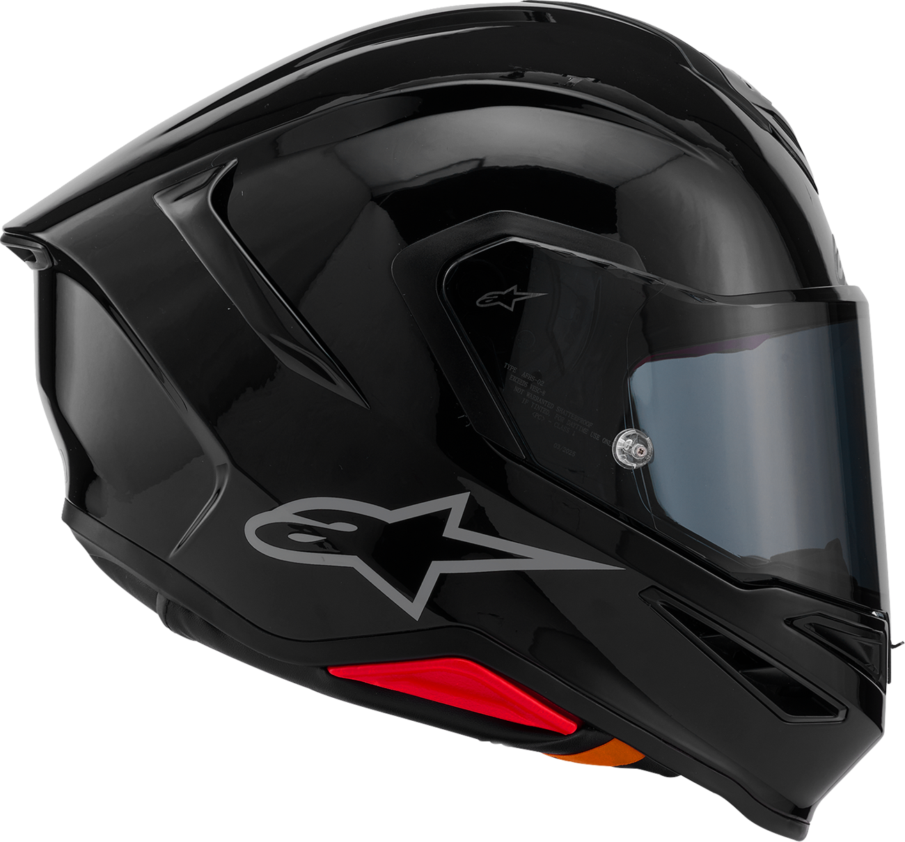 Alpinestars - Supertech R7 Helmet - 22.06 - Solid - Gloss Black