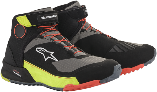 Alpinestars - CR-X Drystar® Shoes - Black/Red/Yellow Fluorescent