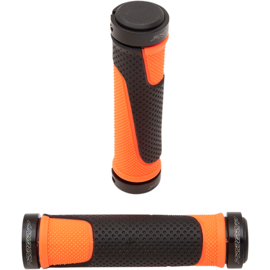 Pro Grip - 997 Lock-On Open End Locking Grips - Fluorescent Orange/Black