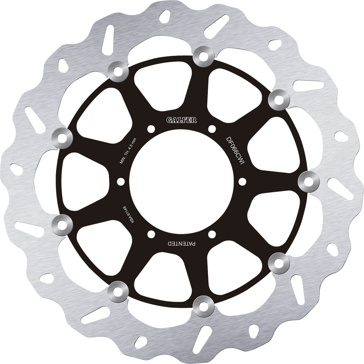 Galfer - DF066CWI - DISC W FLOATING COMPLETE LEFT (C. ALU.) 330X5MM