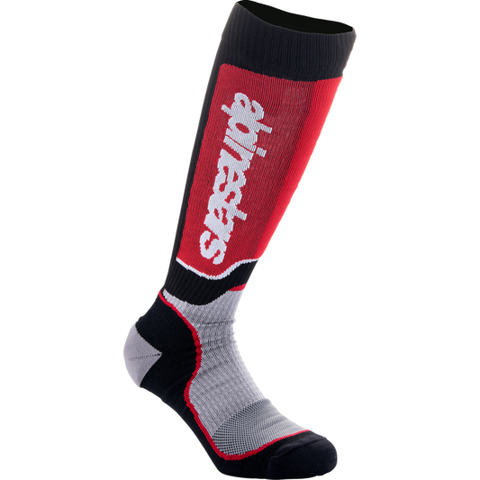 Alpinestars - Youth MX Plus Socks - Black/Red/Gray