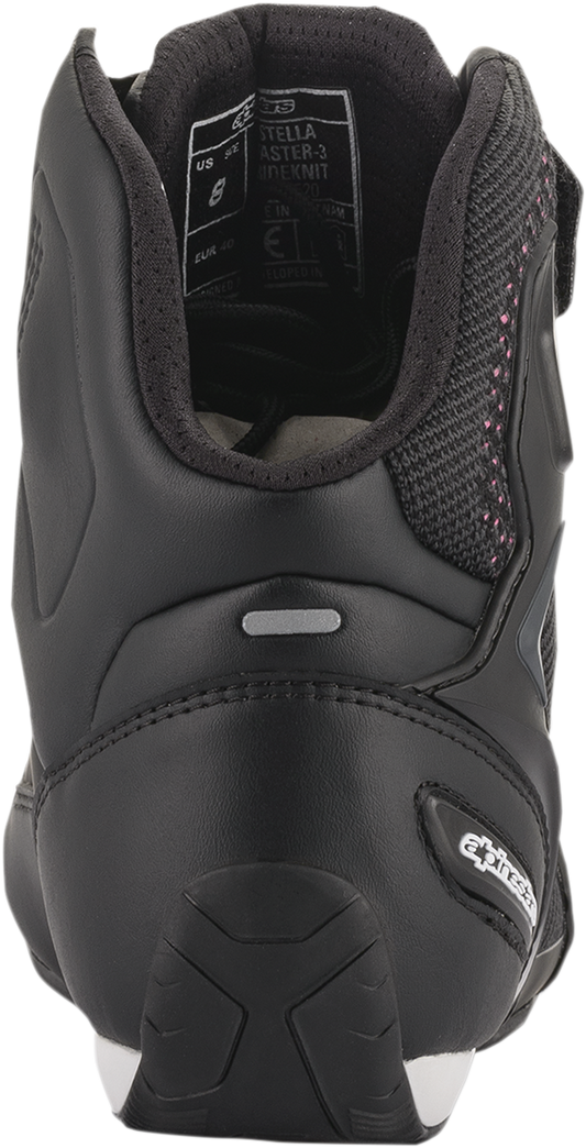 Alpinestars - Stella Faster-3 Rideknit Shoes - Black/Yellow/Pink