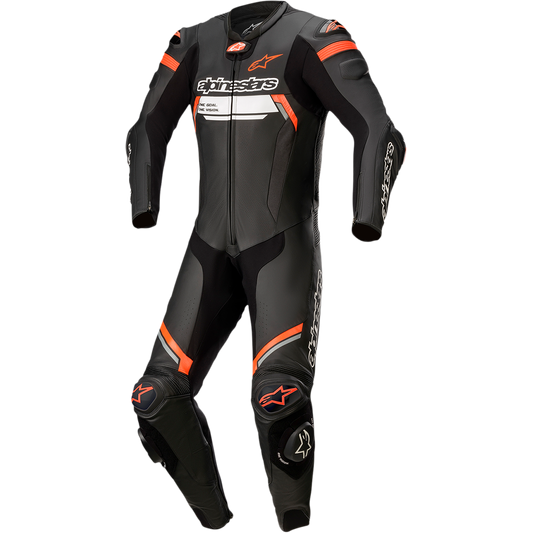 Alpinestars - Missile Ignition v2 1-Piece Leather Suit - Black/Red Fluo