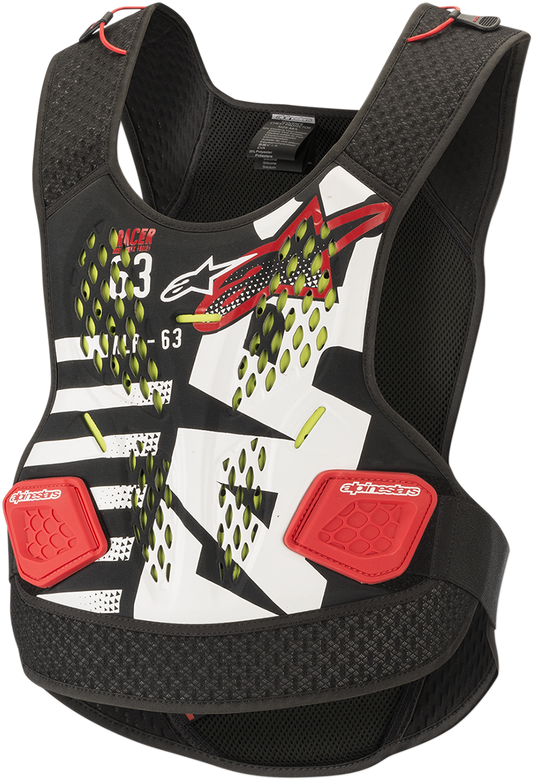 Alpinestars - Sequence Chest Guard - Black/White/Red